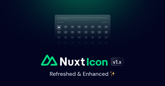 Introducing Nuxt Icon v1